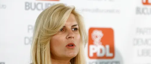 Elena Udrea a demisionat din funcția de vicepreședinte PDL. Atacată dur în ședință de Vasile Blaga