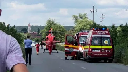 Fetița de 8 ani a unui preot din Făgăraș a murit, după ce s-a izbit cu bicicleta de un utilaj agricol