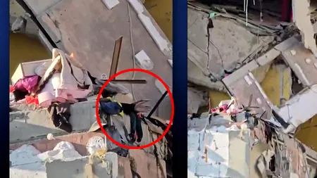 VIDEO. Mâna care nu renunță la viață: „Doamne! E un om prins acolo!”