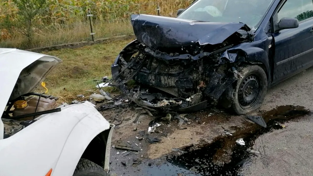 Grav accident la Iași, cu 6 victime și trei mașini implicate!