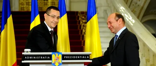 EXCLUSIV Cum descrie printr-un singur gest Victor Ponta relația cu Traian Băsescu. PLUS Ce spune Adrian Năstase