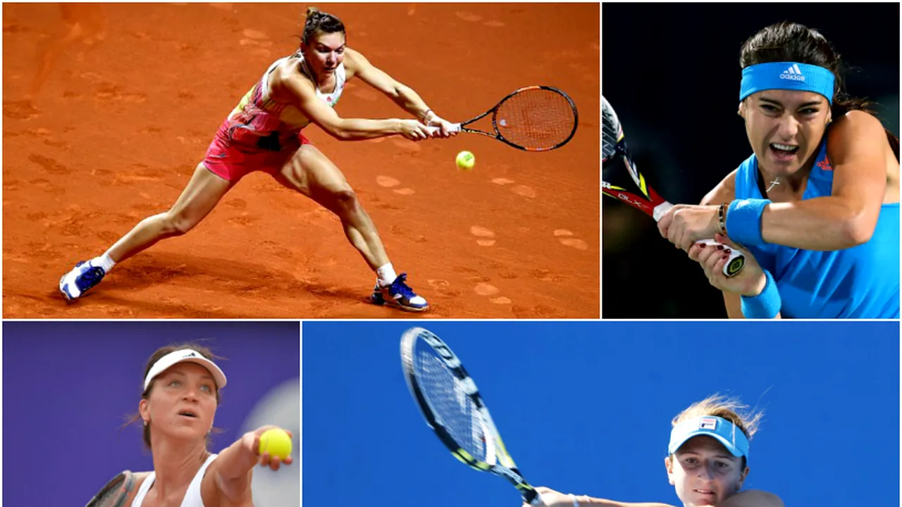 Pe cine vor întâlni Halep, Țig, Cîrstea și Begu în primul tur la US Open
