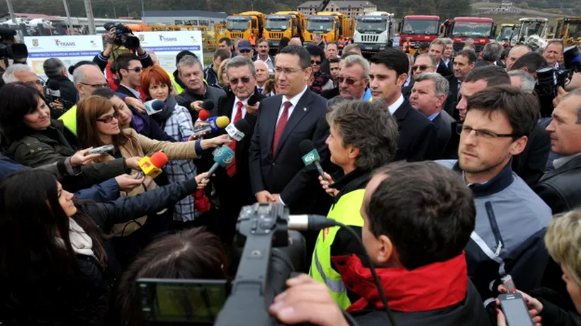 Ponta, către președintele CJ Mureș: Or să ne pună statuițe când s-o termina Ogra-Câmpia Turzii