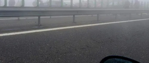 Pericol pe Autostrada Soarelui din cauza ploii torențiale