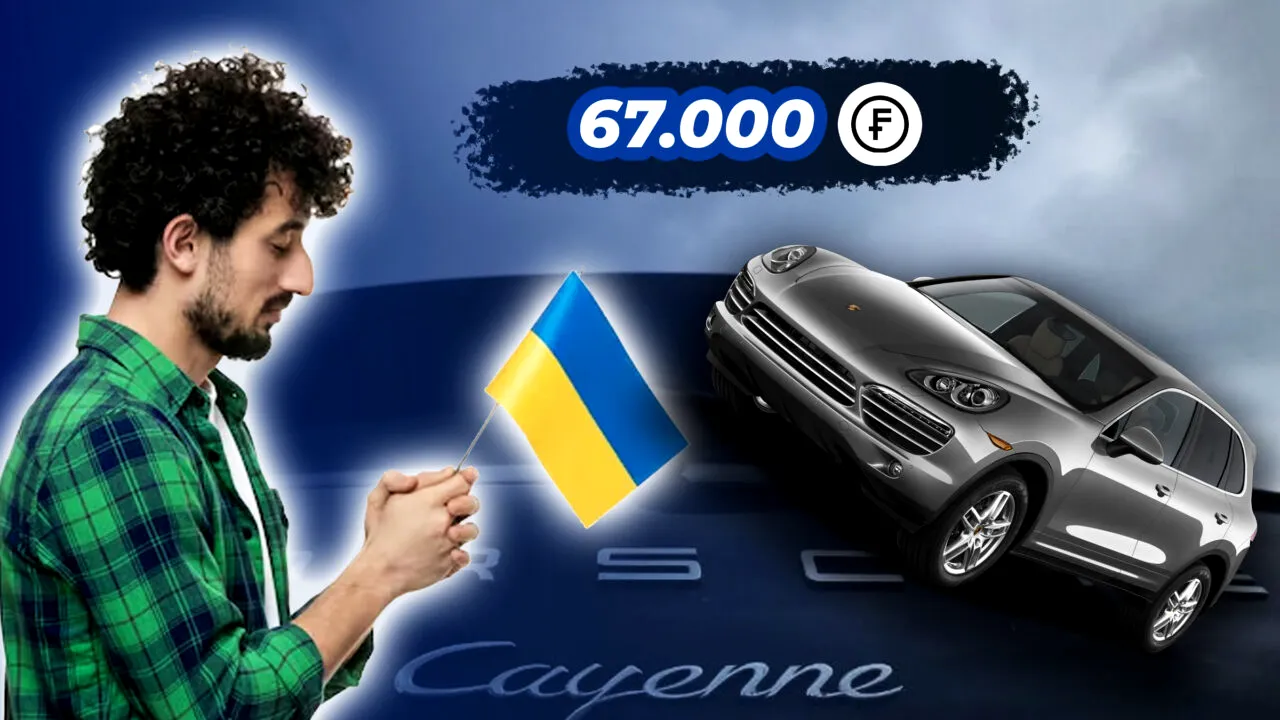 Elveția decide că refugiatul ucrainean cu Porsche trebuie să dea înapoi 67.000 de franci pe care i-a încasat ca ajutor social