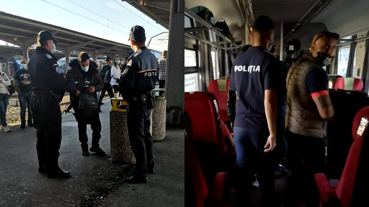 Controale la Gara de Nord, în vederea verificării măsurilor de protecție. Ce amenzi au dat polițiștii