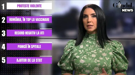 GÂNDUL NEWS. Haos în București. Protestele au paralizat Capitala