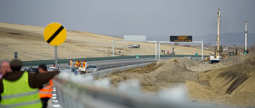 CNAIR a început montarea parapetelor rutiere pe DN7