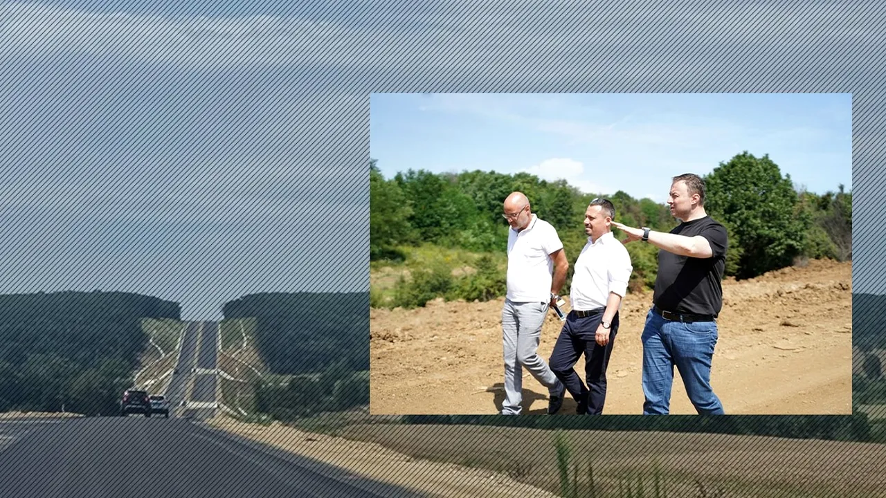 EXCLUSIV | Vești bune! Ce au găsit șefii din “Transporturi” pe loturile lui Umbrărescu din Drumul Expres Craiova-Pitești (FOTO)