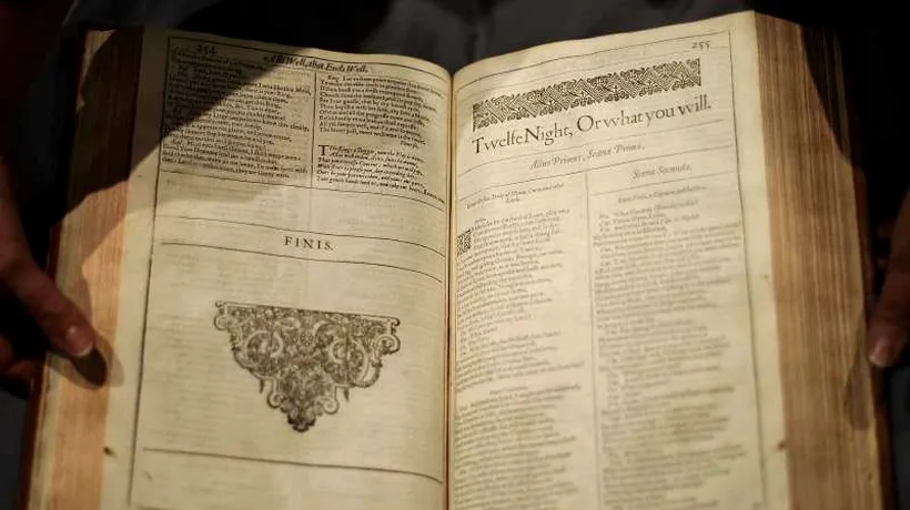Un exemplar rar din First Folio, primul volum cu opere de Shakespeare, descoperit în nordul Franței