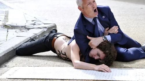 Arhiepiscopul Madridului a fost ținta unui protest Femen în capitala Spaniei