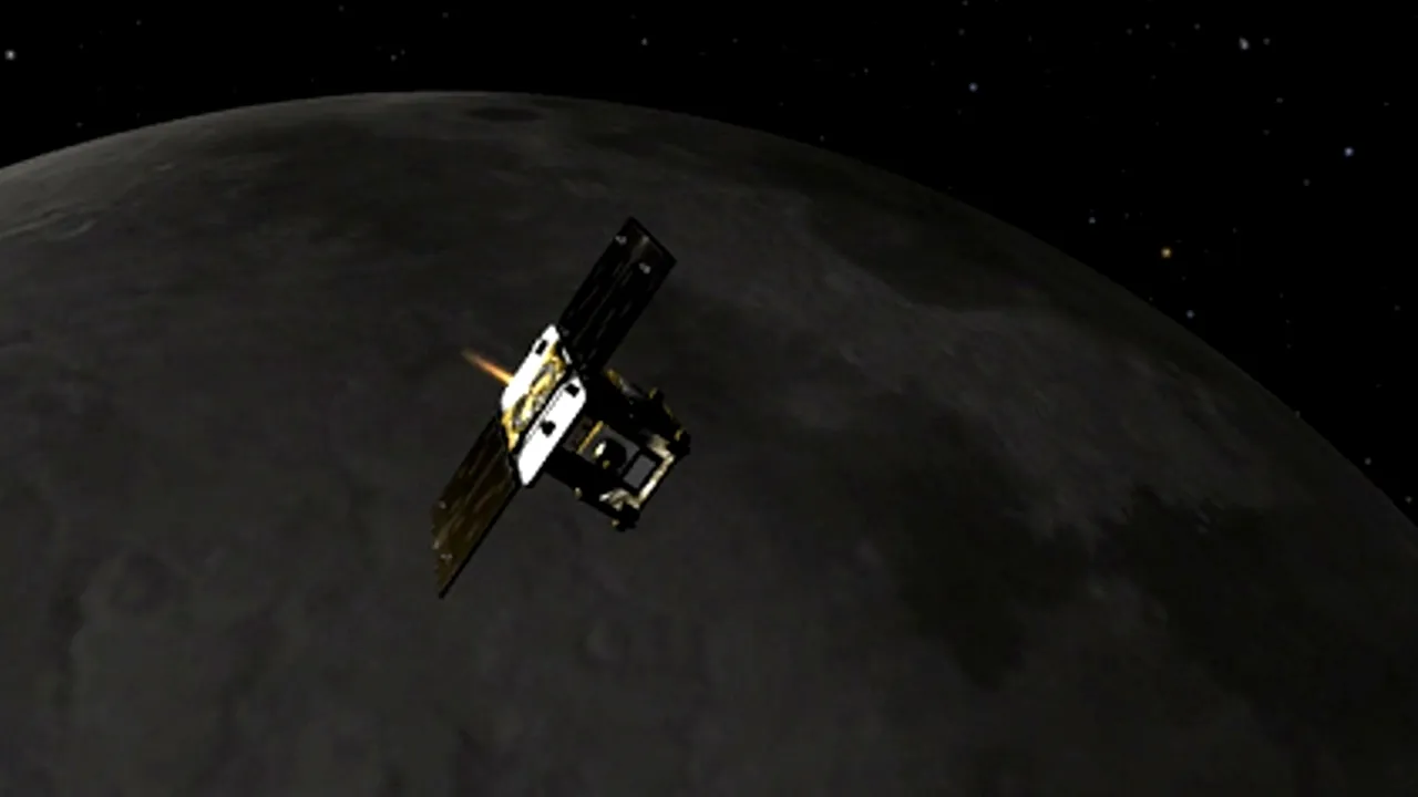 O sondă lansată de NASA s-a plasat cu succes pe orbita lunară