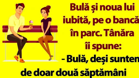 BANC | Bulă și noua lui iubită, pe o bancă, în parc