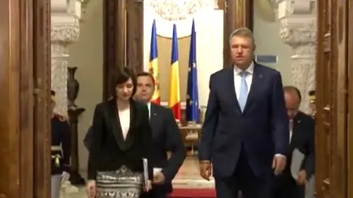 Klaus Iohannis, în vizită oficială la Chișinău, la invitația Președintelui Republicii Moldova, Maia Sandu