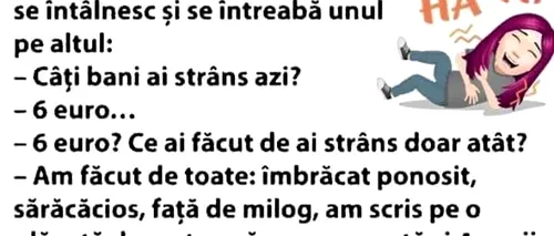 BANC | Doi cerșetori români, în Franța: „Câți bani ai strâns azi?