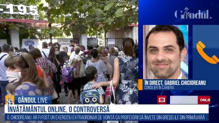 GÂNDUL LIVE. Reprezentant al părinților, despre refuzul de a preda online: „Avem nevoie de oameni dedicați pentru sistemul de învățământ, nu de oameni care vor să pună bețe în roate”