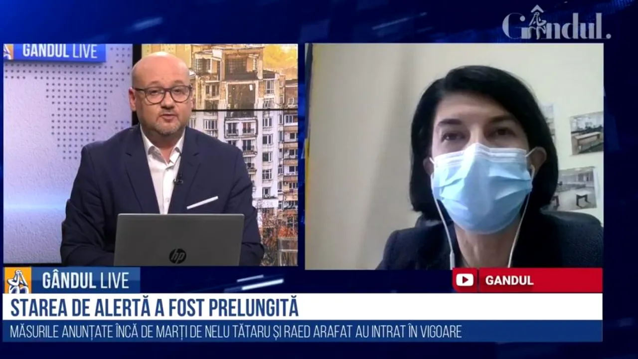 Violeta Alexandru, în direct la GÂNDUL LIVE: Grija mea este să găsesc soluții pentru cei 300.000 de șomeri
