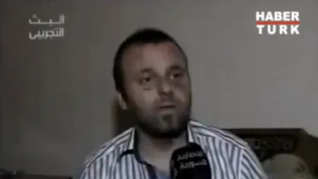 VIDEO - Primele imagini cu un jurnalist turc capturat de militarii regimului sirian