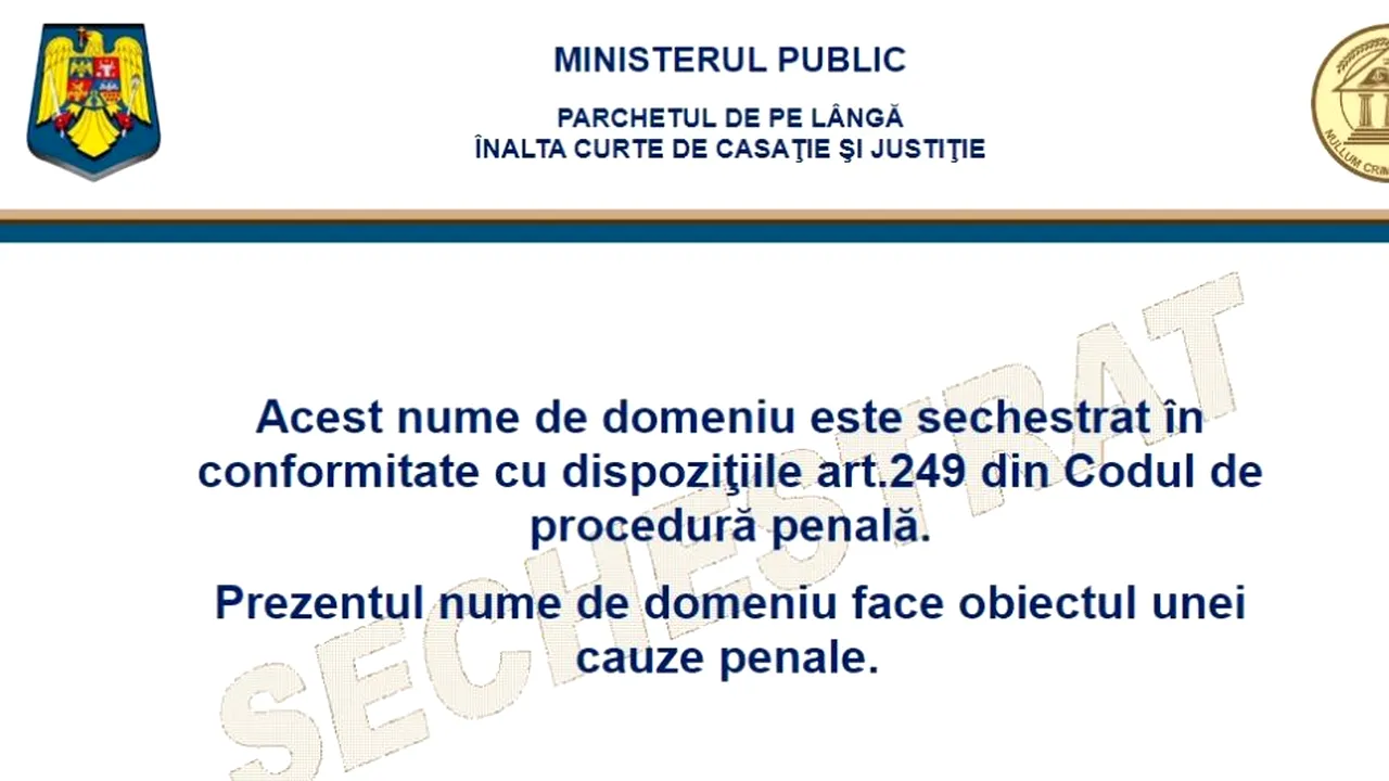 OPRIT. Cel mai mare site de tracker de torrente din România, „sechestrat” de autorități! Filelist a fost închis