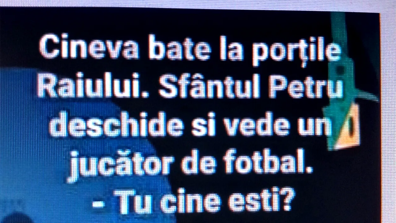 BANCUL ZILEI | Sfântul Petru și fotbalistul din naționala României