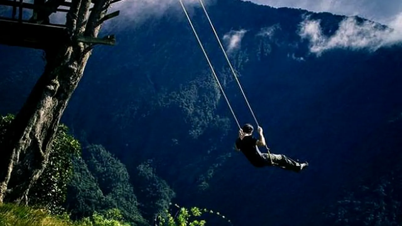 Leagănul de la capătul lumii, la marginea unei prăpastii