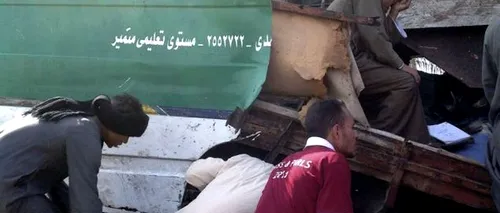 Cel puțin 24 de morți în Egipt, într-o coliziune între un tren și mai multe vehicule
