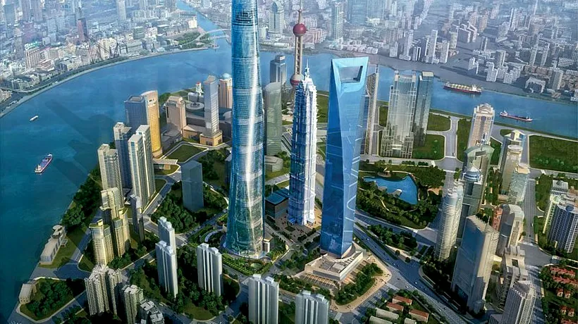 Un zgârie-nori din Shanghai devine al doilea cel mai înalt din lume