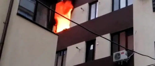 Incendiu puternic într-un apartament din Târgu Mureș. Un bărbat, găsit carbonizat în casă!