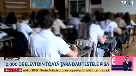 A început testarea PISA pentru elevii de clasa a IX-a. Peste 10.000 de liceeni sunt evaluați