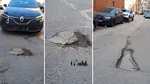 Bucureștiul ciuruit. Doar o treime din „craterele” Capitalei au fost astupate de primării. Cât mai au de îndurat șoferii până când vor circula civilizat, fără să-și rupă mașinile