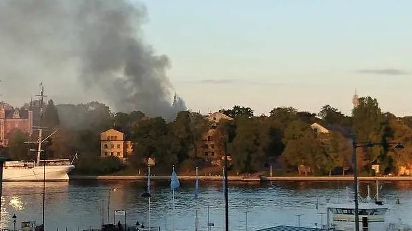 Incendiu de amploare la Institutul Regal de Artă din Stockholm