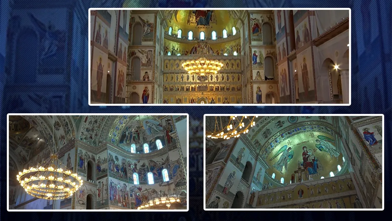 Ultimele pregătiri la Catedrala Mântuirii Neamului. Cum arată picturile înainte de sfințire
