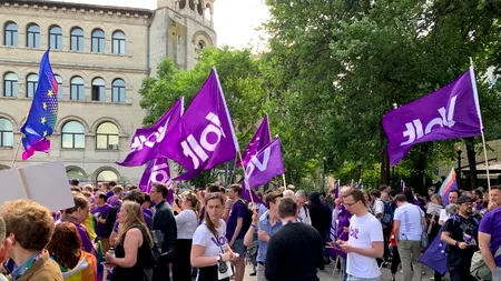 VIDEO | Marș organizat în centrul Bucureștiului pentru susținerea aderării României la spațiul Schengen