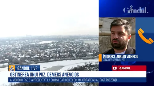 GÂNDUL LIVE. Adrian Vigheciu, consilier PSD, despre suspendarea PUZ-urilor: „PNL se află în corzi, maschează că a făcut o eroare. Primarul este absent!”