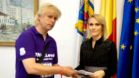 Gabriela Firea l-a primit în audiență pe protestatarul „Ceaușescu