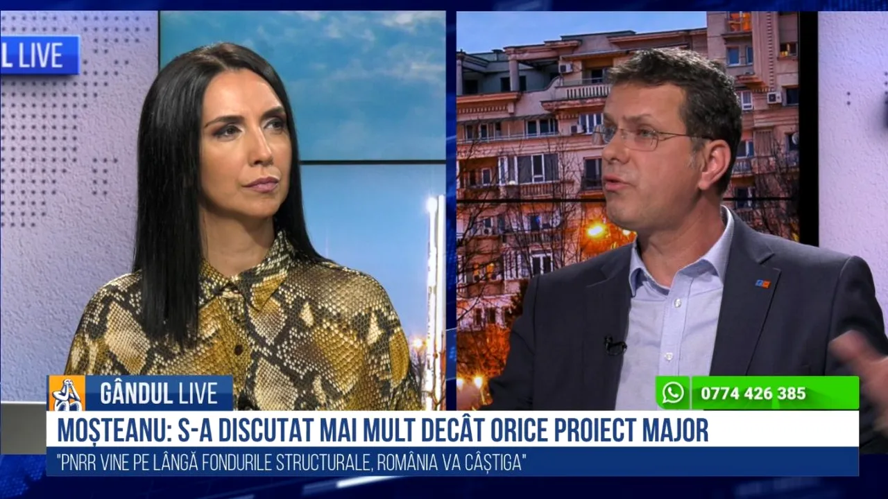 GÂNDUL LIVE. PNRR ar putea scoate România din epoca dosarelor cu șină. Moșteanu: „Ne ținem de reformă!”
