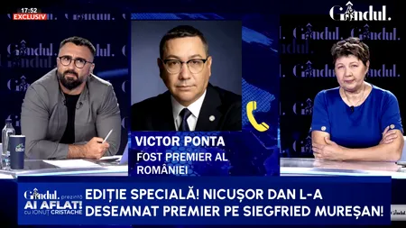 Victor Ponta îl laudă pe Nicușor Dan și prevestește prăbușirea lui Siegfried Mureșan la vot: „Președintele a devenit azi jucător/ De-abia după urmează adevăratul premier care va trece de Parlament”