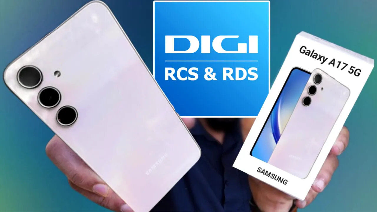 Digi RCS-RDS oferă tuturor abonaților noul smartphone Samsung Galaxy A17. Care este singura condiție