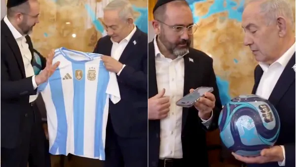 Netanyahu își declară susținerea pentru Argentina înaintea finalei Cupei Mondiale: „Nu ascund faptul că sunt fan”