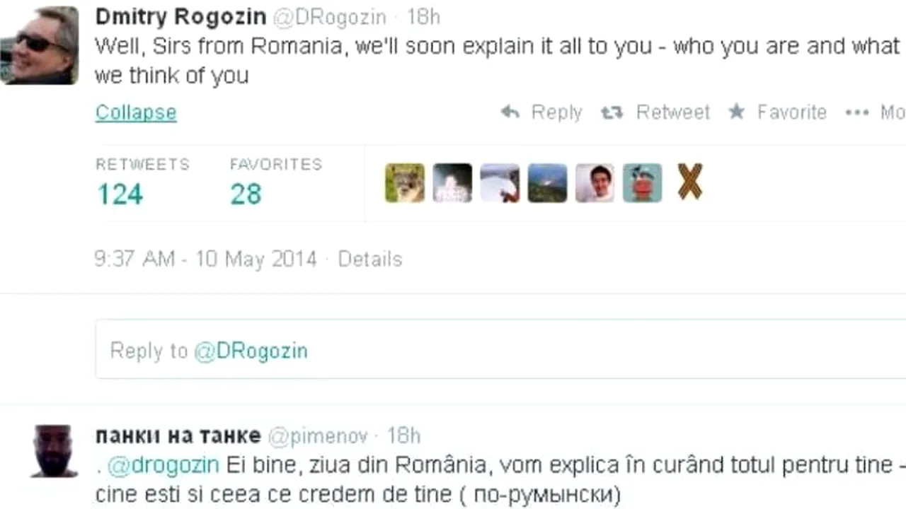 Băsescu îl face bețiv pe Rogozin