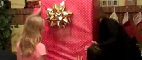 Surpriza impresionantă din cadoul de Crăciun al unei fete. VIDEO
