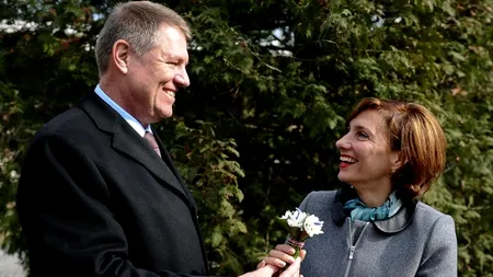 Iohannis, mesaj pentru soția sa, de 1 Martie: Cel mai frumos cadou, un buchet de ghiocei