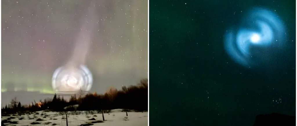 O SPIRALĂ uriaşă a apărut în Norvegia, în timpul aurorei boreale. Oamenii de ştiinţă au explicat fenomenul