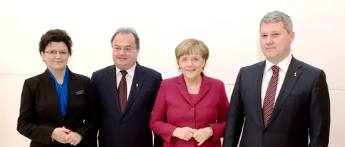 O delegație a PDL condusă de Blaga și Predoiu s-a întâlnit cu Angela Merkel la Berlin
