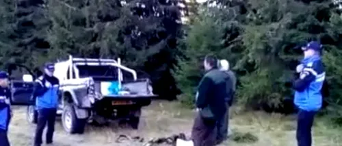 Patru braconieri, prinși după ce au împușcat o CAPRĂ NEAGRĂ în Munții Parâng