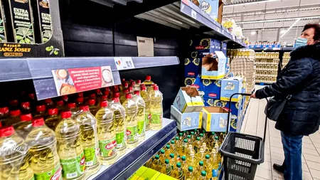 Vești proaste pentru români! Câți lei va costa o sticlă de 1 litru de ulei de floarea soarelui, înainte de Crăciun