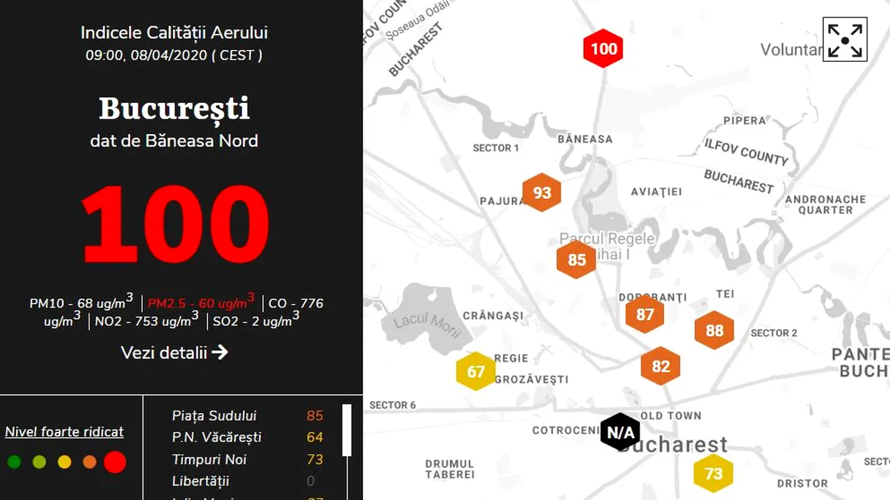 RATA DECESELOR provocate de COVID-19 în București, accelerată de episoadele de POLUARE EXTREMĂ. ONG-urile solicită INVESTIGAREA INFRACȚIUNILOR de ardere ilegală a deșeurilor