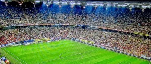 Meciul România – Kosovo de pe Arena Națională, ÎNTRERUPT de arbitri din cauza fumigenelor și a mesajelor de pe bannere