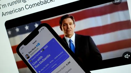 Republicanul Ron DeSantis și-a anunțat CANDIDATURA la Casa Albă într-un eveniment plin de erori tehnice. Trump: 