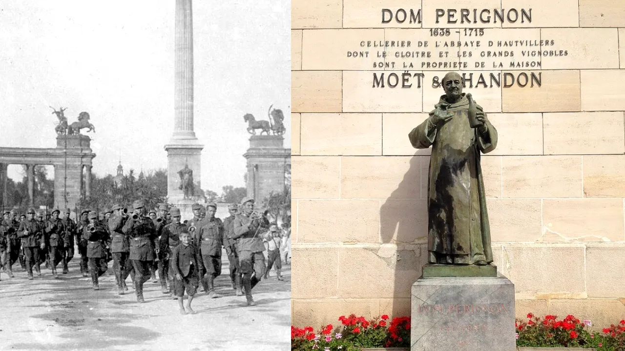 4 August, calendarul zilei: Armata română intră victorioasă în Budapesta. Data atribuită în mod tradițional inventării șampaniei de către Dom Perignon